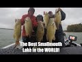 The best smallmouth bass lake in the world!