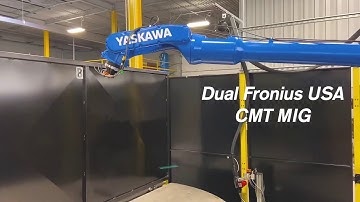 Dual Fronius CMT and TIG Robotic  Weld Cell - Automated Torch Changeover