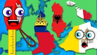 Explore Some Of The Smallest Countries In Europe By Area! | Geography Songs For Kids | KLT Geography