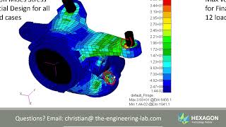 Shape Optimization Tutorial of a Steering Knuckle with MSC Natran for FEA