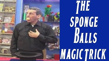 Sponge Ball Magic tricks - Multiplying Sponge Balls Out of Mouth