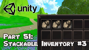 3D Survival Game Tutorial | Unity | Part 51 - Stackable Inventory #3