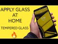 How to apply tempered glass at home easily🔥