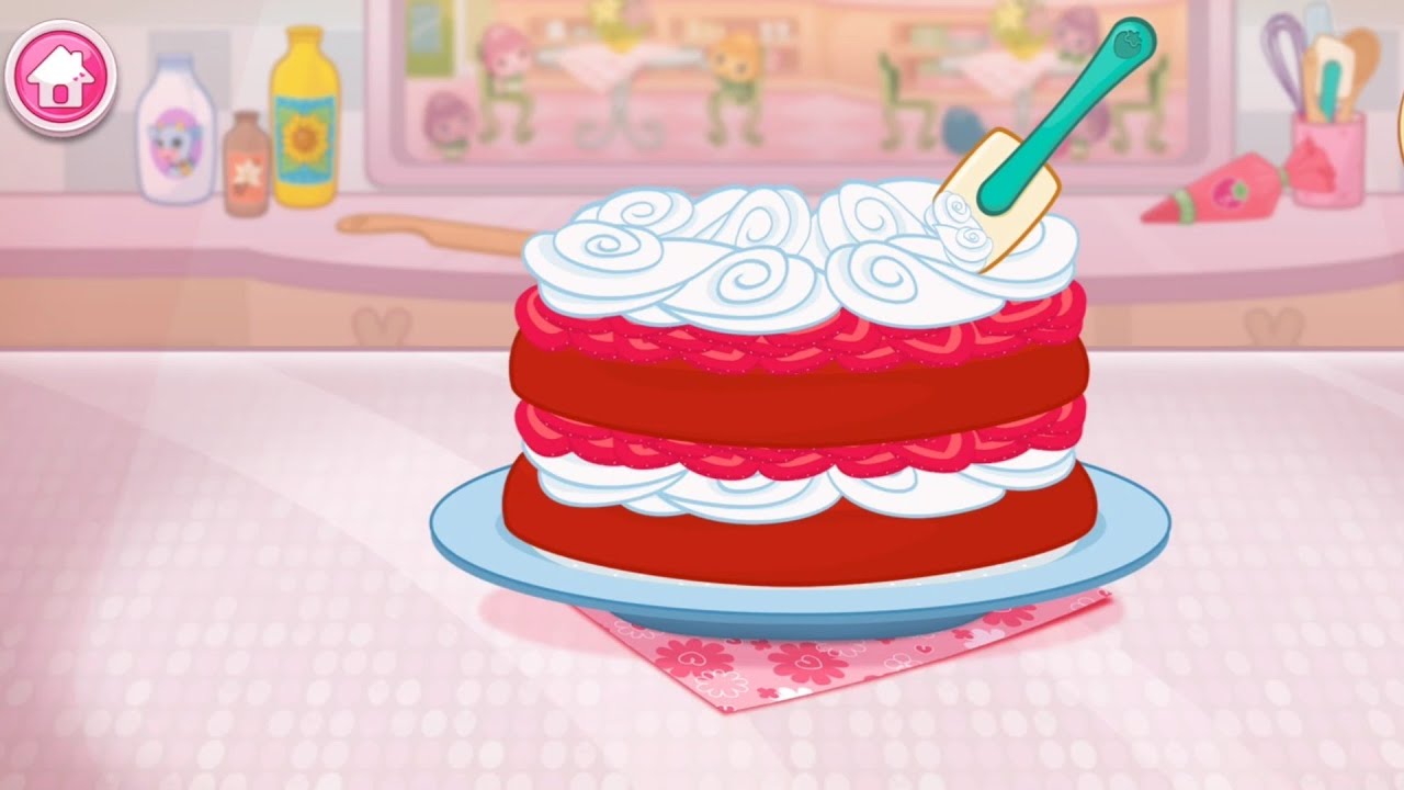 jogo de fazer bolos da Moranguinho!!Bake shop 