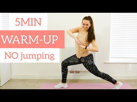 5MIN WARM-UP ROUTINE FOR AT HOME WORKOUTS || NO Jumping ||