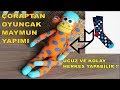 ÇORAPTAN OYUNCAK MAYMUN YAPIMI /ÇORAPTAN BEBEK YAPIMI/ KENDİN YAP FİKİRLERİ