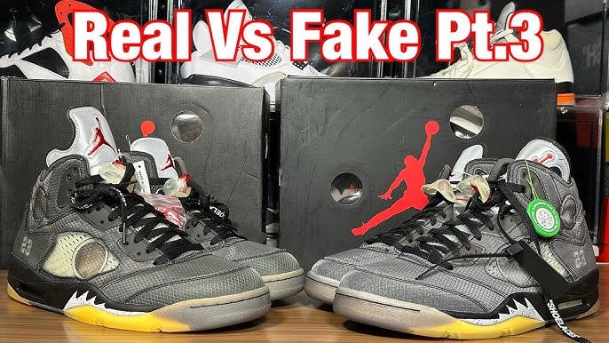 Off White x Air Jordan 5 Retro SP Black / Fire Red: Review & On-Feet 