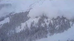 Ski Avalanche : Un déclenchement impressionnant à Sainte Foy en Tarentaise