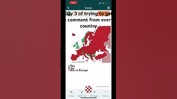 Day 3 of trying to get a comment from every country in Europe