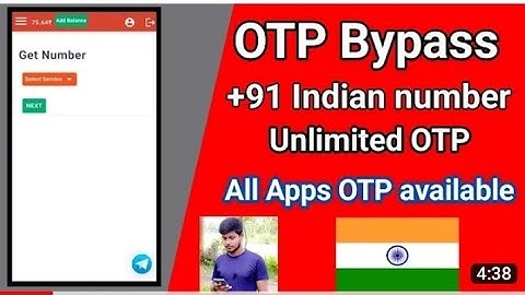 Indian number OTP bypass | virtual number OTP bypass | unlimited OTP bypastrick #otpbypass #website