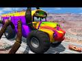 Giant SPIDER LEG BUS McQueen Truck Eater VS Cars Lightning McQueen Escape Monster Beamng Drive