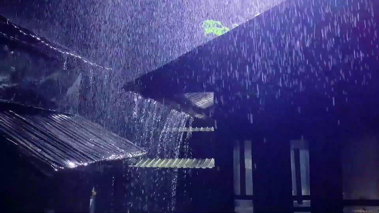 Can’t Sleep? Heavy Rain & Thunder on Metal Roof Will Knock You Out Fast – Deep Sleep Rain Sounds
