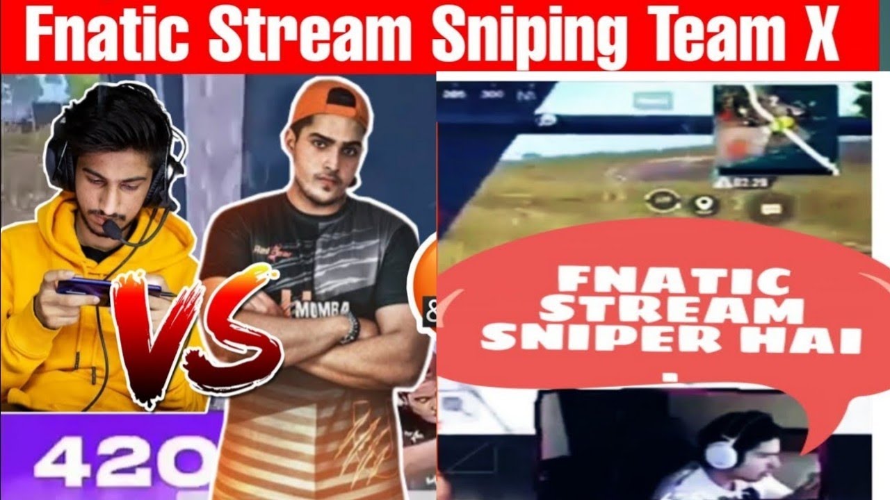 Fnatic Stream Snipe? Team X  vs Fnatic Full Controversy Explain || 420 Op and Owais both pov