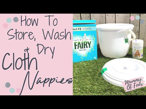 HOW TO WASH CLOTH NAPPIES | CLOTH NAPPY TUTORIAL | CLOTH DIAPER DEMO