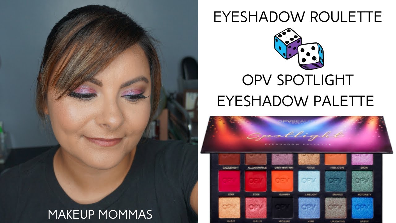 EYESHADOW ROULETTE USING OPV BEAUTY SPOTLIGHT EYESHADOW PALETTE | Makeup Mommas 