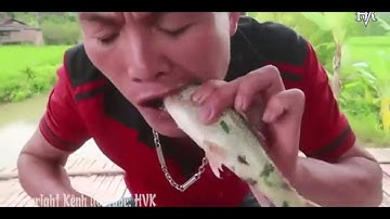 Món ăn kinh dị | đặc sản cá nhảy tây bắc