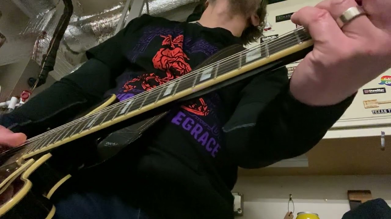 Solo Guitar session of Leaving Babylon by the almighty ​⁠ 