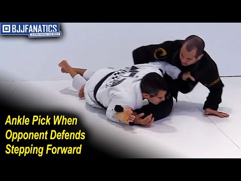 Ankle Pick When Opponent Defends Stepping Forward by Ricardo Rico Vieira