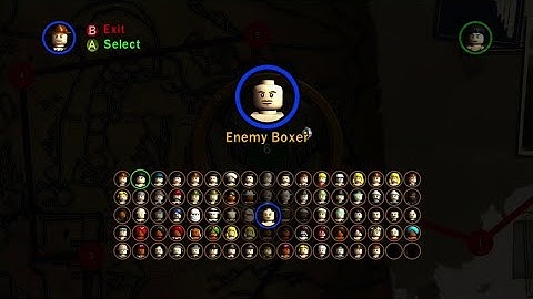 Lego Indiana Jones 1        all Characters