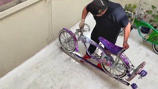 S.F. artist expresses Latino lowrider culture on two wheels