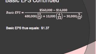 ACCT 302 - Basic & Diluted EPS - J. Firestone