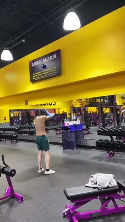 Lunk alarm at planet fitness 😭😂😂 #shorts