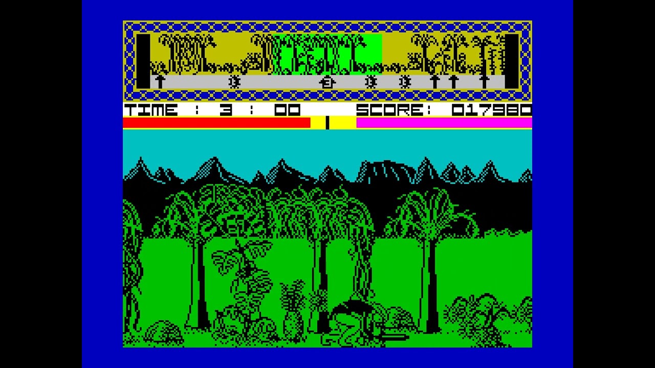Legend of the Amazon Women 4K Walkthrough, 1986, ZX Spectrum, RZX
