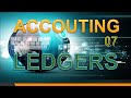 Accounting/Lesson 7/Ledgers