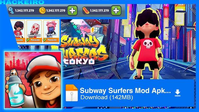 SUBWAY SURFERS APK MOD DINHEIRO INFINITO VERSÃO 3.14.0 ATUALIZADO 2023 