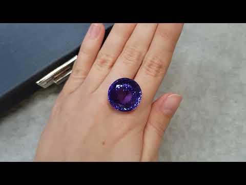 Natural tanzanite 41.45 ct, Tanzania Video  № 1