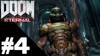 DOOM ETERNAL Walkthrough Gameplay Part 4 – Doom Hunter base Mission – PS4 No Commentary