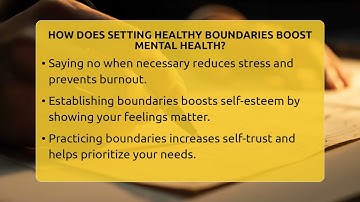 How Does Setting Healthy Boundaries Boost Mental Health? - Anecdotes in Quotation