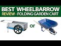 Best Lawn Cart - Stainless Steel & Compact! STRONG