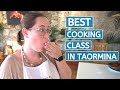 FUN TAORMINA COOKING CLASS WITH THE BEST FOOD // Learn how to cook in Sicily