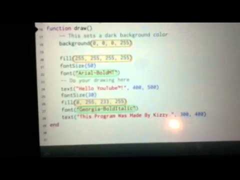 Codea word document