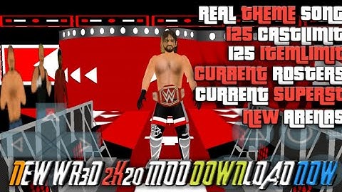 [140MB]Wr3d 2k20 New Latest Mod Download Now For Android || Gaming Mania! ||