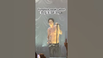 Yungblud Speaks about Ozzy Osbourne  after his death in San Diego ! #yungblud  #ozzyosbourne