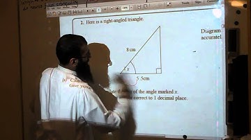 Edexcel EXAM Q TRIGONOMETRY Q2  FRIDAY 28032014 GCSE LESSON