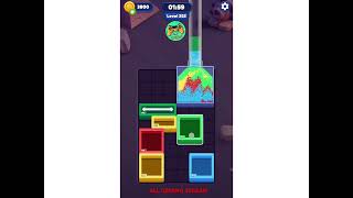 Color Sand: Fill The Blocks Level 252 Gameplay