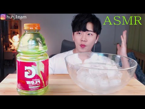 리얼사운드 먹방 <strong>Bottoms</strong> up Chug gulping Eating Sound Mukbang ASMR