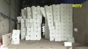 Sôi động thị trường thùng xốp, đá cây phục vụ mùa vải thiều