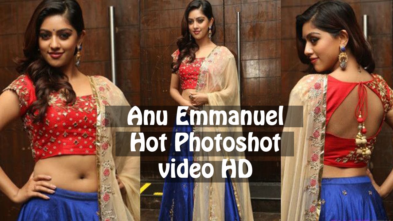 Anu Emmanuel Hottest photo shoot show navel boobs Video