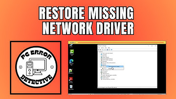 How To Fix Accidentally Deleted Network Adapter Driver In Windows 10/11 - Full Tutorial