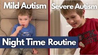 Night Time Routine for Mild Autism and Severe Autism