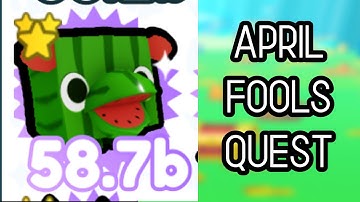 How To Complete The April Fools Day Quest In Pet Simulator X - Free Exclusive Hippomelon Tutorial