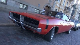 ORANGE 1969 Dodge Charger - Killer Startup and V8 SOUND!! Resimi