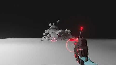 Reddown remote(gun) shooting animation | blender test (no-sound)