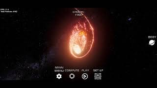 Space Crash Simulator, Spaghettification Of A Planet