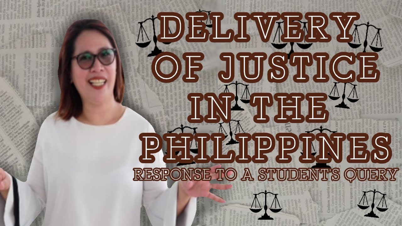 Tidbits of Innovations in the Philippine Justice System l Response to a Student's Query