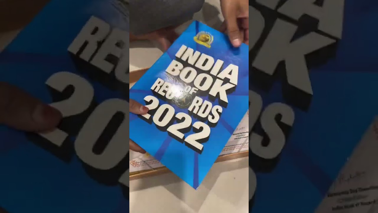 Proud record holder | India’s book of record (2023)